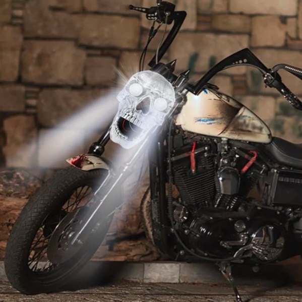 Motorcycle Skull Light